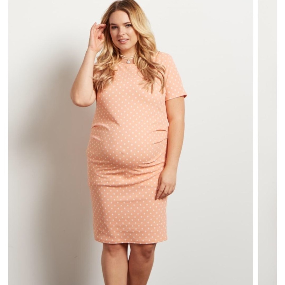 Maternity dress polkadots new with tags